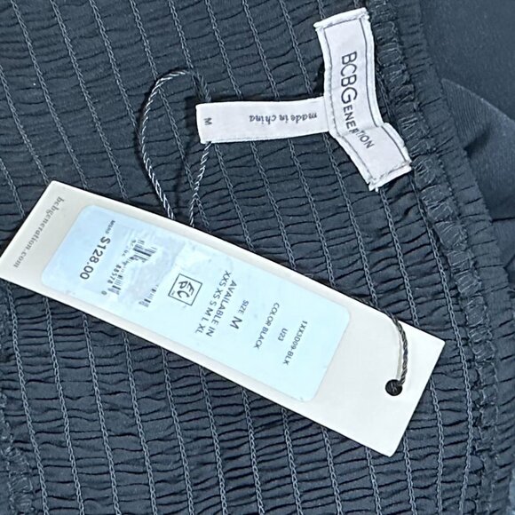 NWOT BCBGeneration Women's Sleeveless Halter Neck Jumpsuit Black Medium - Picture 8 of 8